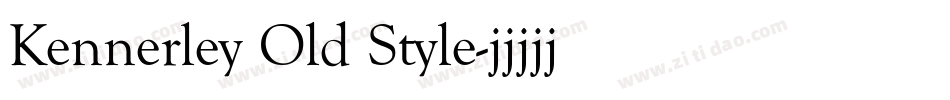 Kennerley Old Style字体转换